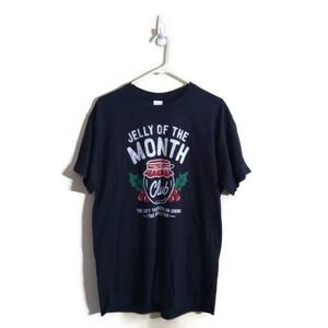 Jelly Of The Month Club Navy Short Sleeve T-Shirt Sz Large